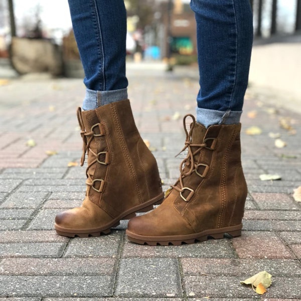 NEW! Sorel Joan of Arctic Waterproof Wedge 7.5 Boot